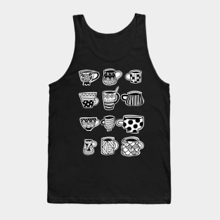 Doodle tea cups Tank Top